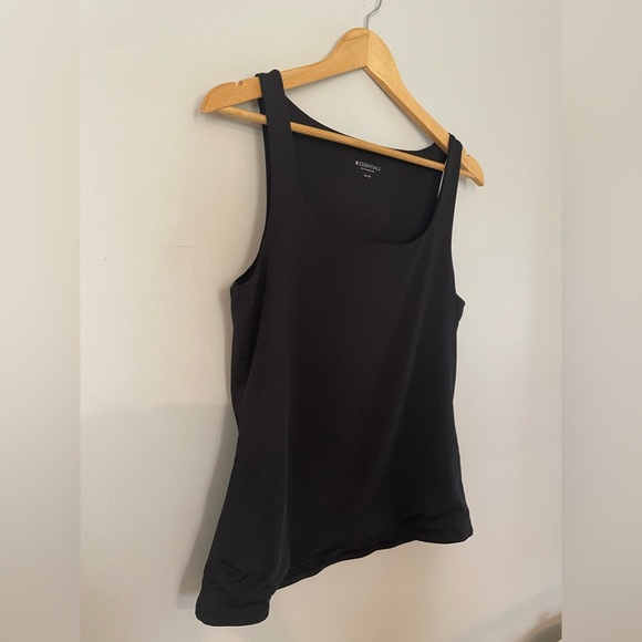💎3/$15 Reitmans Black tank/blouse size XL - Picture 2 of 5